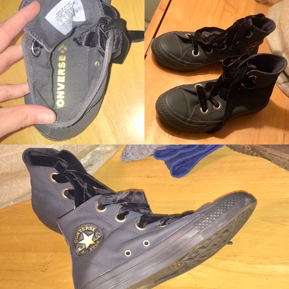 Hi-Top Black Leather Women’s Converse